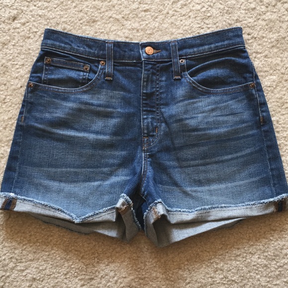j crew high rise shorts